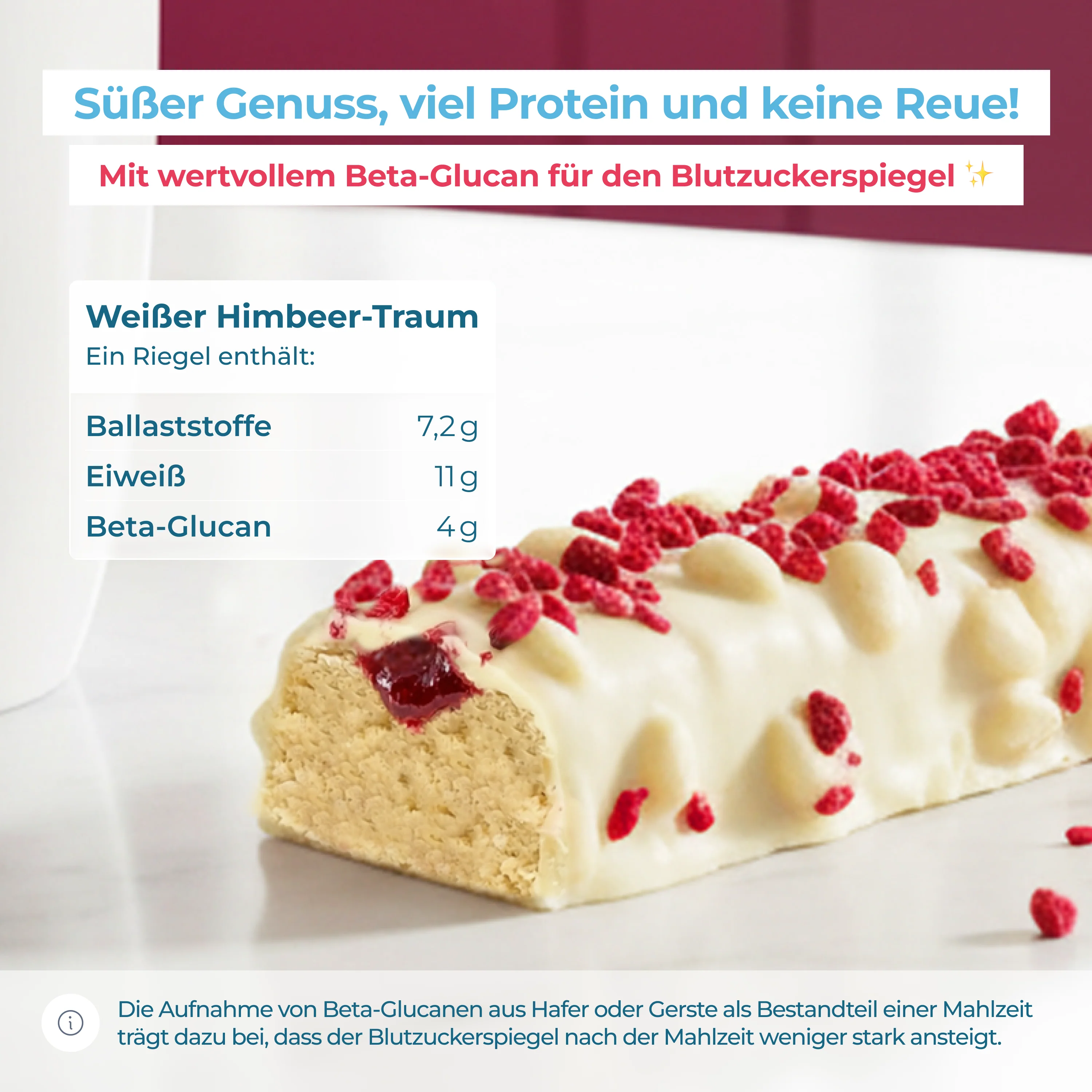 Sweet Harmony Riegel - Weißer Himbeertraum Test - Image 5